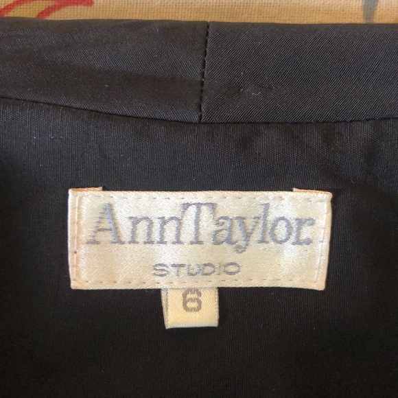 Vtg Y2K ANN TAYLOR Studio Size 6 
Graffiti Blazer ShawlCollar WingSleeve NEW - Picture 13 of 16